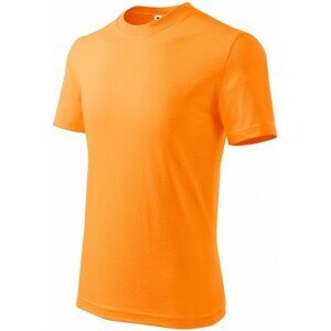 Dětské tričko jednoduché, mandarinková oranžová, 134cm / 8let