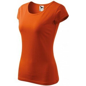 Dámské triko s velmi krátkým rukávem, oranžová, M