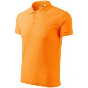 Pánská volná polokošile, mandarinková oranžová, XL