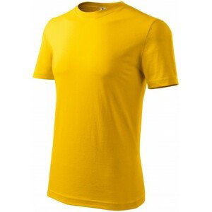 Pánské triko klasické, žlutá, XL