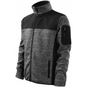Pánská bunda volnočasová, knit gray, XL