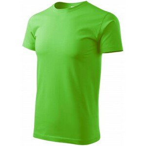 Pánské triko jednoduché, jablkově zelená, 3XL