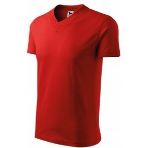 Tričko s krátkým rukávem, středně hrubé, červená, S