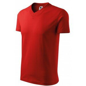 Tričko s krátkým rukávem, středně hrubé, červená, XL