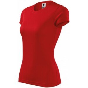 Dámské sportovní tričko, červená, XL