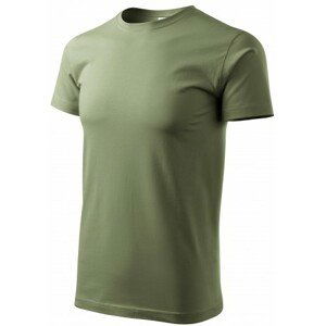 Pánské triko jednoduché, khaki, 2XL