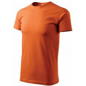 Pánské triko jednoduché, oranžová, S