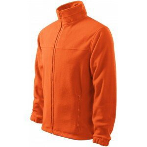 Pánska fleecová bunda, oranžová, L