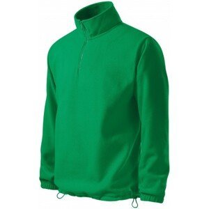 Pánská bunda fleecová, trávově zelená, 2XL