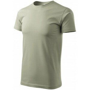 Pánské triko jednoduché, svetlá khaki, 2XL