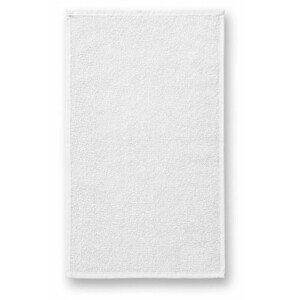 Malý bavlněný ručník, bílá, 30x50cm