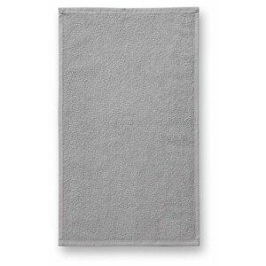 Malý bavlněný ručník, světle šedá, 30x50cm