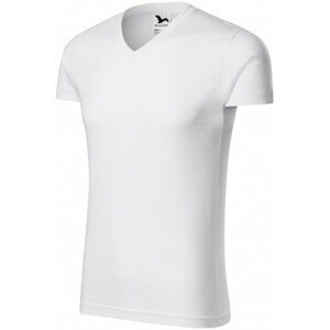 Pánské přiléhavé tričko, bílá, XL