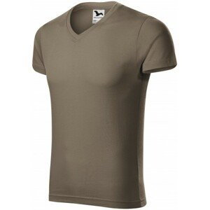 Pánské přiléhavé tričko, army, XL