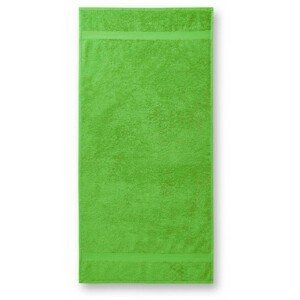 Bavlněný ručník hrubší, jablkově zelená, 50x100cm