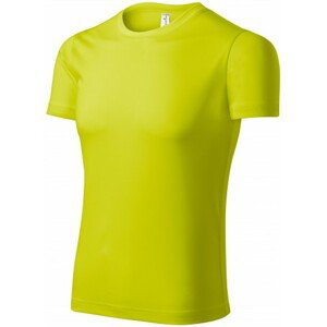Sportovní tričko unisex, neonová žlutá, M