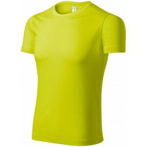 Sportovní tričko unisex, neonová žlutá, L