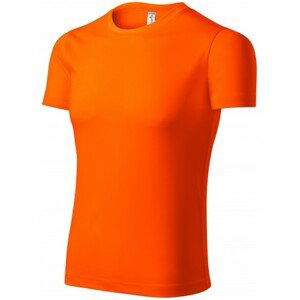 Sportovní tričko unisex, neonová oranžová, XS