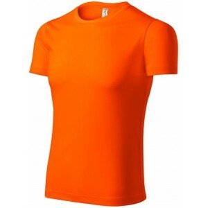 Sportovní tričko unisex, neonová oranžová, L