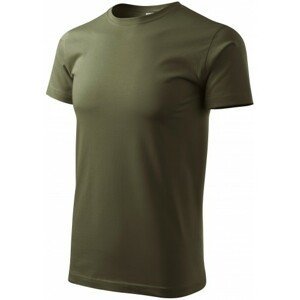 Pánské triko jednoduché, military, XL