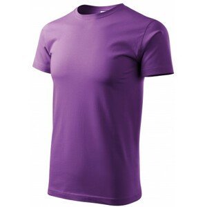 Pánské triko jednoduché, fialová, 4XL