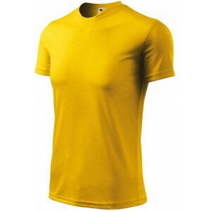 Sportovní tričko pro děti, žlutá, 122cm / 6let