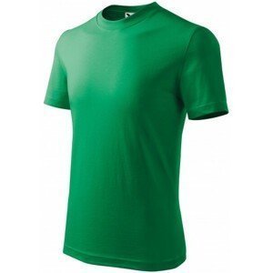 Dětské tričko jednoduché, trávově zelená, 158cm / 12let