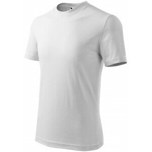 Dětské tričko jednoduché, bílá, 110cm / 4roky