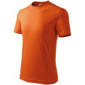 Dětské tričko jednoduché, oranžová, 134cm / 8let