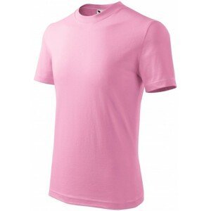 Dětské tričko jednoduché, růžová, 110cm / 4roky
