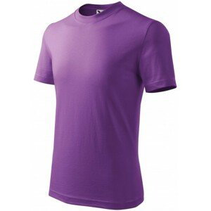 Dětské tričko jednoduché, fialová, 110cm / 4roky