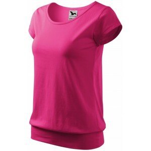 Dámské trendové tričko, purpurová, XL