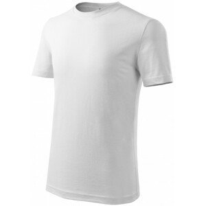 Dětské tričko klasické na leto, bílá, 110cm / 4roky