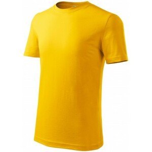 Dětské tričko klasické na leto, žlutá, 110cm / 4roky