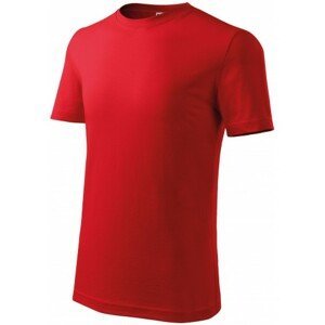 Dětské tričko klasické na leto, červená, 110cm / 4roky