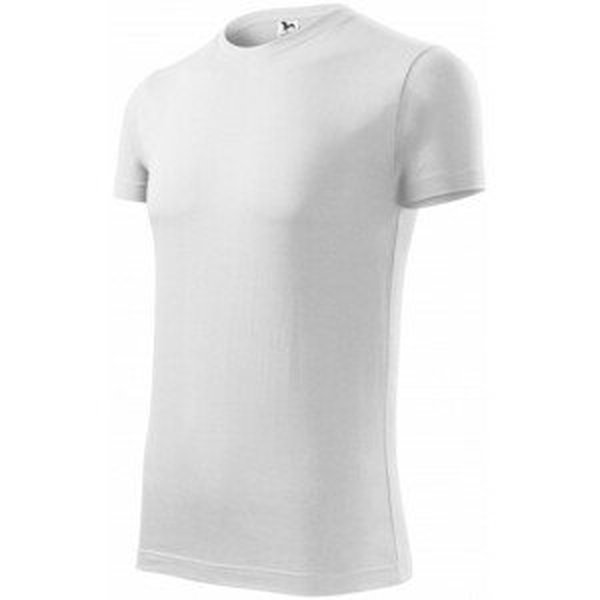 Pánské módní tričko, bílá, XL
