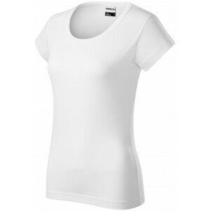 Odolné dámské tričko tlustší, bílá, 3XL