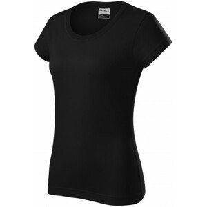 Odolné dámské tričko tlustší, černá, L