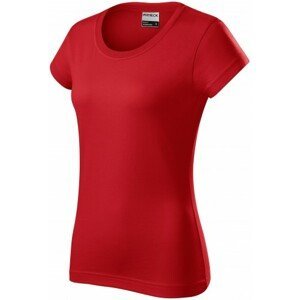 Odolné dámské tričko tlustší, červená, XL