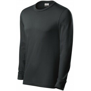 Odolné pánské tričko s dlouhým rukávem, ebony gray, 2XL