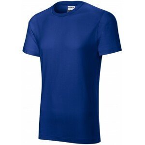 Odolné pánské tričko tlustší, kráľovská modrá, 3XL