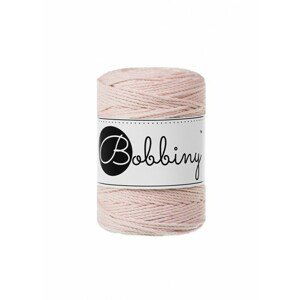 Bobbiny Macramé 3PLY Baby Pastel Pink, 1,5 mm, 100 m