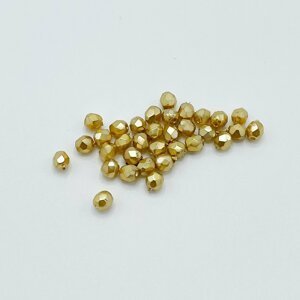 Broušené ohňovky golden, 3 mm