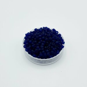 TOHO Round, 8/0, 8DF, Transparent-Frosted Cobalt, rokajlové korálky