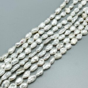 Přírodní říční perly, keshi, 6-7 mm