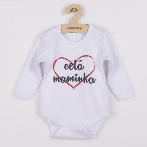 Body s potiskem New Baby celá maminka, vel. 62 (3-6m)