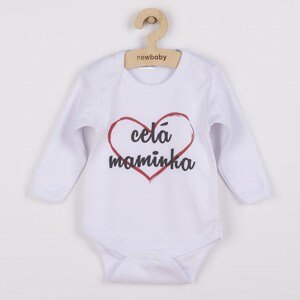 Body s potiskem New Baby celá maminka, vel. 68 (4-6m)