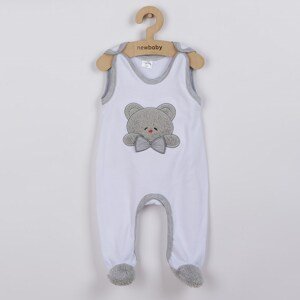 Luxusní kojenecké dupačky New Baby Honey Bear s 3D aplikací, vel. 62 (3-6m)