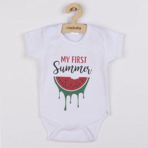 Body s potiskem New Baby My first Summer, vel. 80 (9-12m)