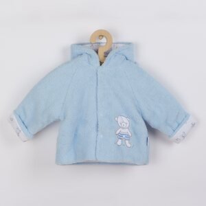 Zimní kabátek New Baby Nice Bear modrý, vel. 56 (0-3m)